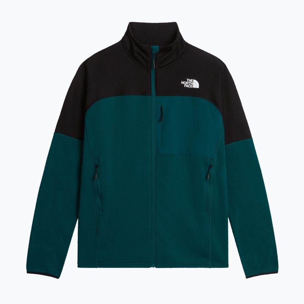 Флисовая толстовка The North Face Polartec Powergrid Stormgap pacific teal/tnf black