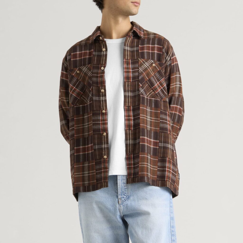 Barbour Catrake Relaxed Patchwork Overshirt