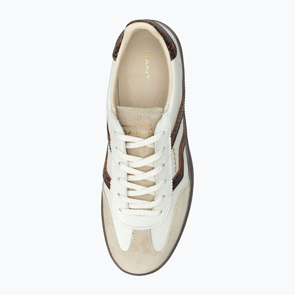 Женские кроссовки GANT Cuzima off white/brown