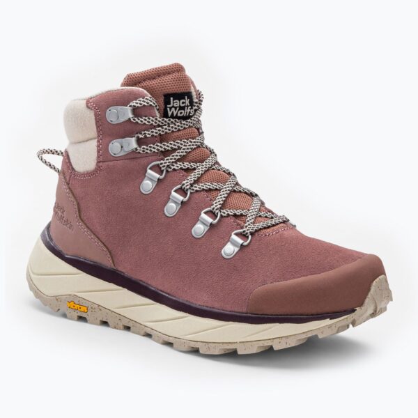 Ботинки женские Jack Wolfskin Terraventure Urban Mid rose/white