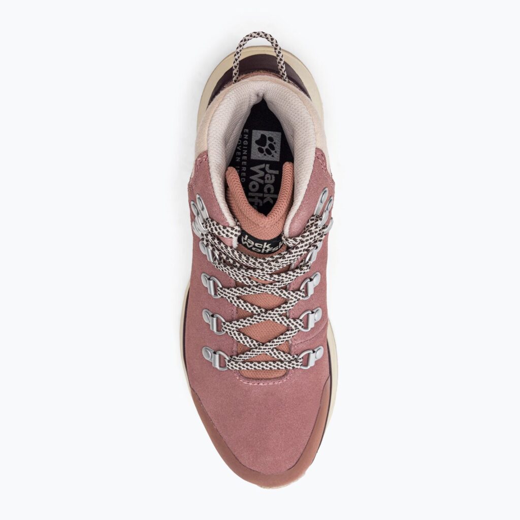 Ботинки женские Jack Wolfskin Terraventure Urban Mid rose/white