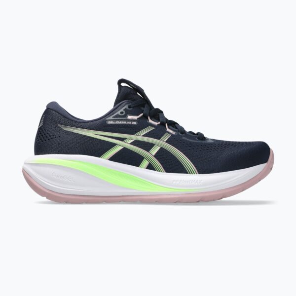 Кроссовки для бега женские ASICS Gel-Cumulus 28 midnight/illuminate green