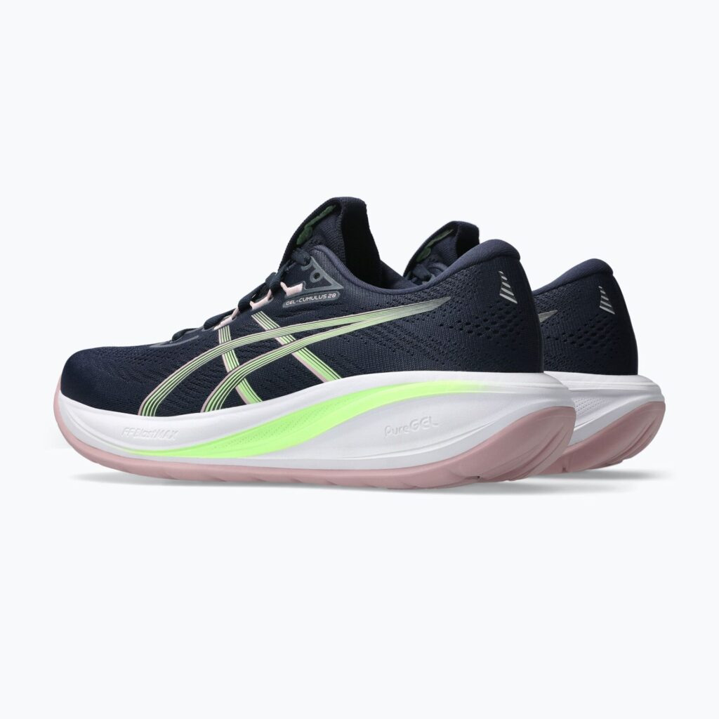 Кроссовки для бега женские ASICS Gel-Cumulus 28 midnight/illuminate green