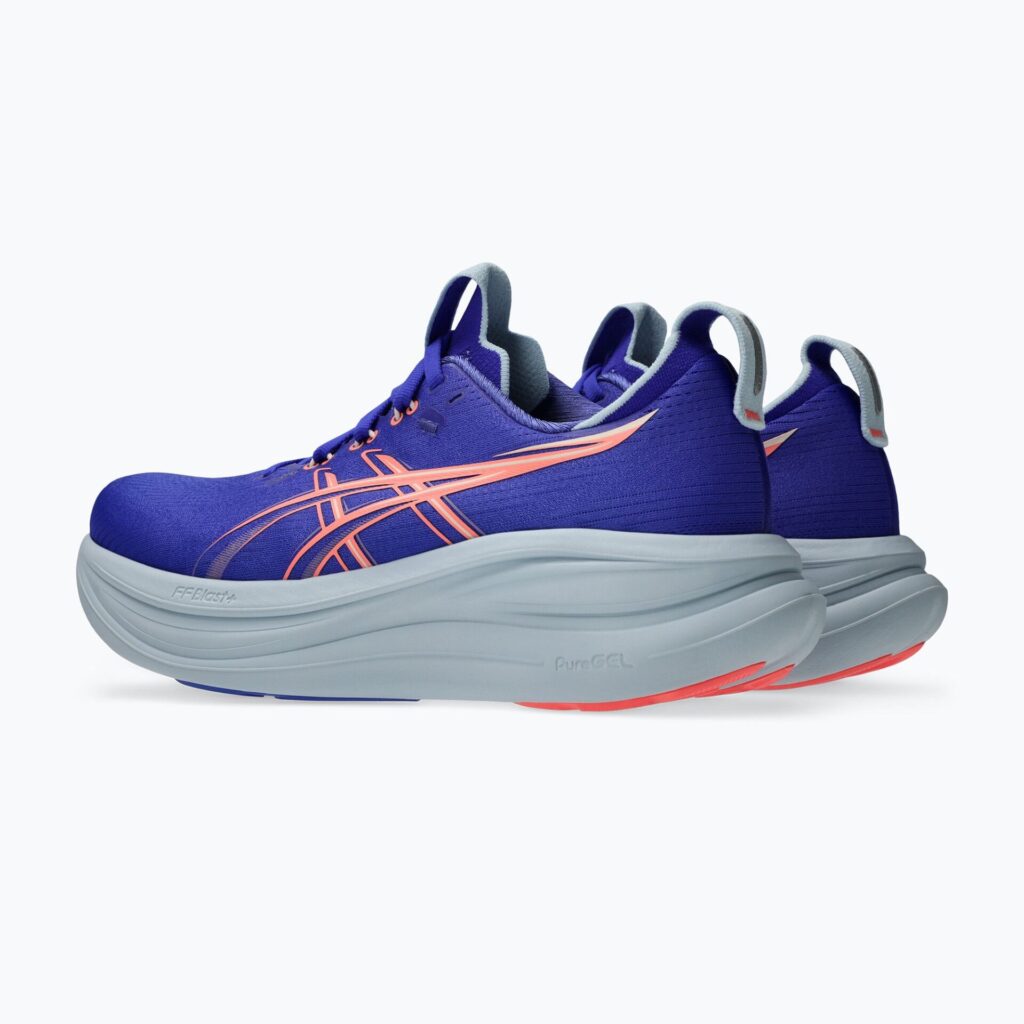 Кроссовки для бега женские ASICS Gel-Nimbus 28 cobalt burst/sun coral
