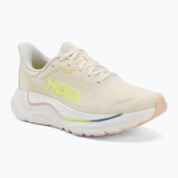Женские беговые кроссовки HOKA Arahi 9 vintage yellow/alabaster