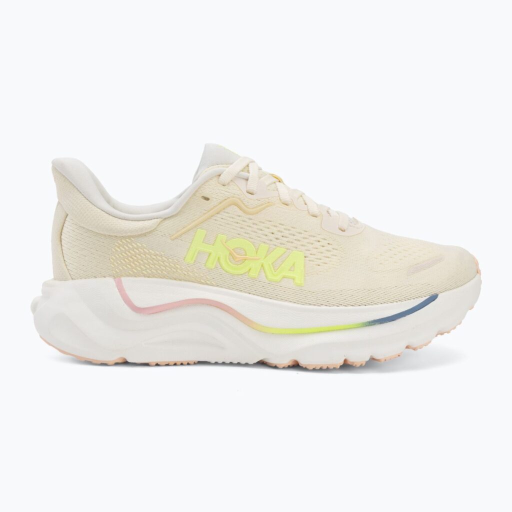 Женские беговые кроссовки HOKA Arahi 9 vintage yellow/alabaster