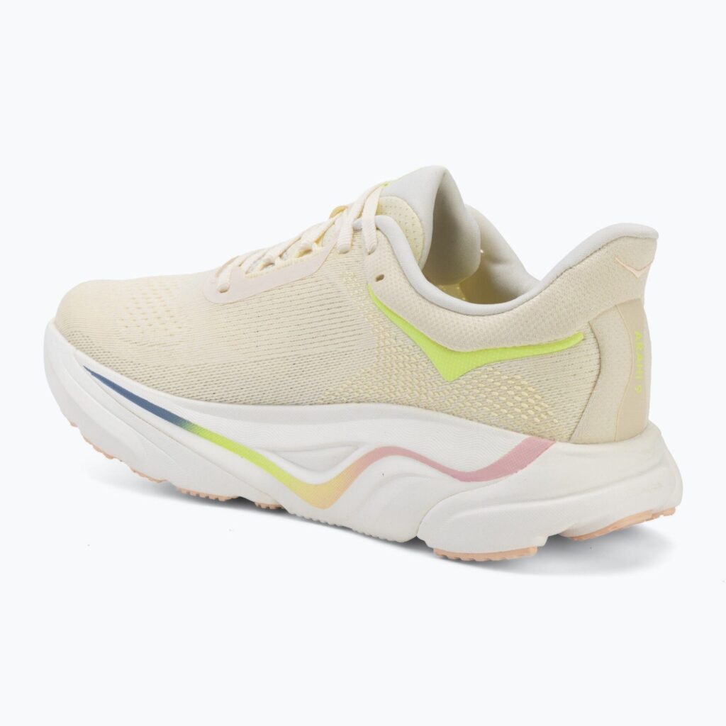 Женские беговые кроссовки HOKA Arahi 9 vintage yellow/alabaster