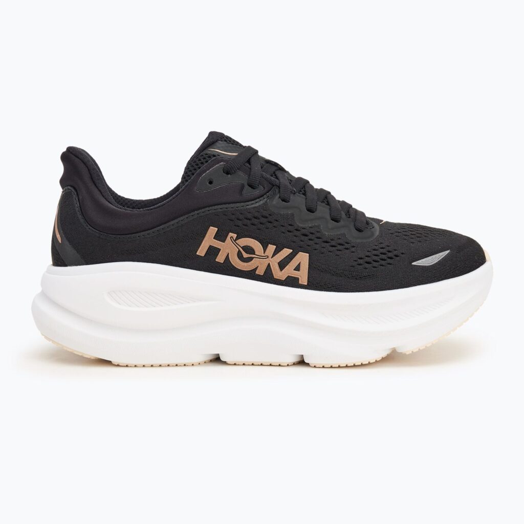 Женские беговые кроссовки HOKA Bondi 9 black/rose gold