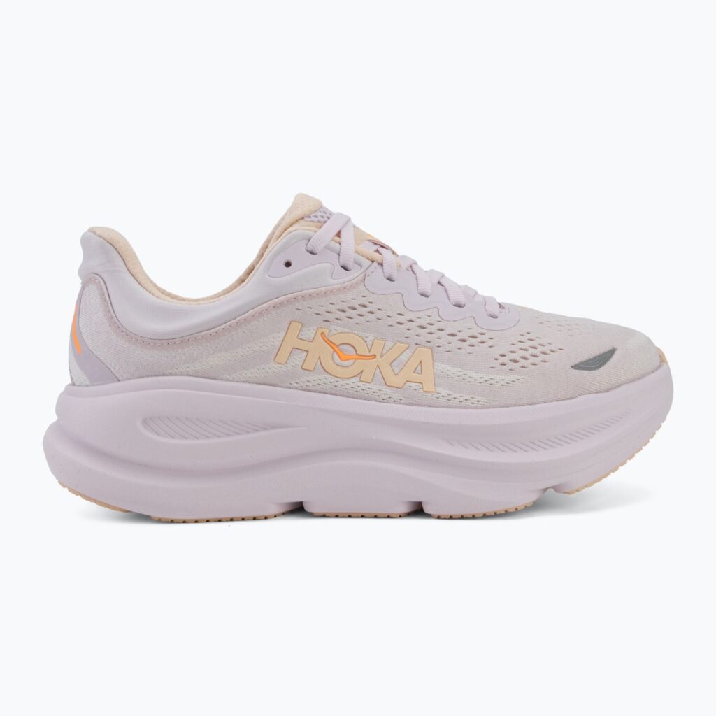Женские беговые кроссовки HOKA Bondi 9 lilac cream/tangerine glow