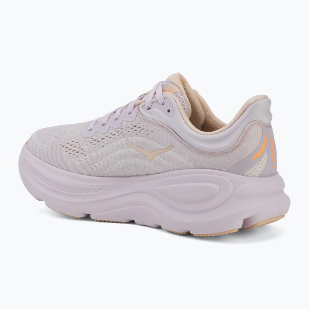 Женские беговые кроссовки HOKA Bondi 9 lilac cream/tangerine glow
