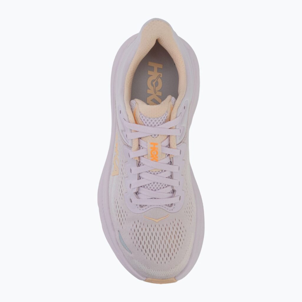 Женские беговые кроссовки HOKA Bondi 9 lilac cream/tangerine glow