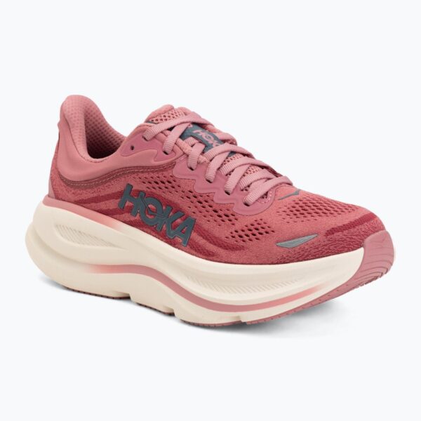 Женские беговые кроссовки HOKA Bondi 9 lingonberry/cranberry