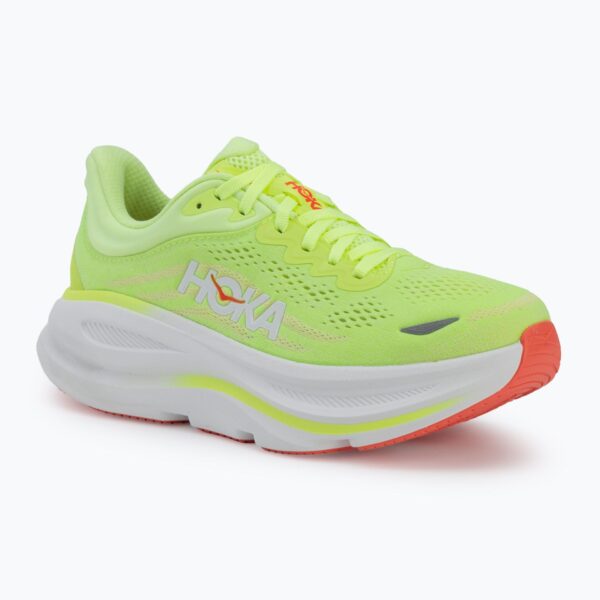 Женские беговые кроссовки HOKA Bondi 9 neon yuzu/sunlight