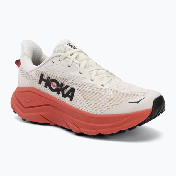 Женские беговые кроссовки HOKA Challenger 8 alabaster/burnt red