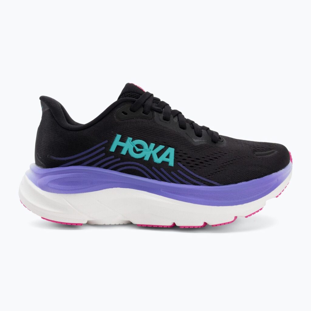Женские беговые кроссовки Hoka Clifton 11 black/neon nebula