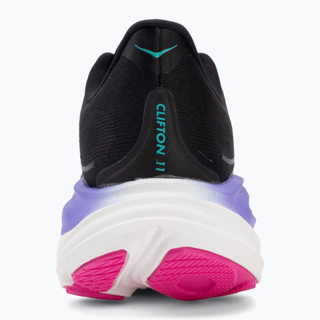Женские беговые кроссовки Hoka Clifton 11 black/neon nebula