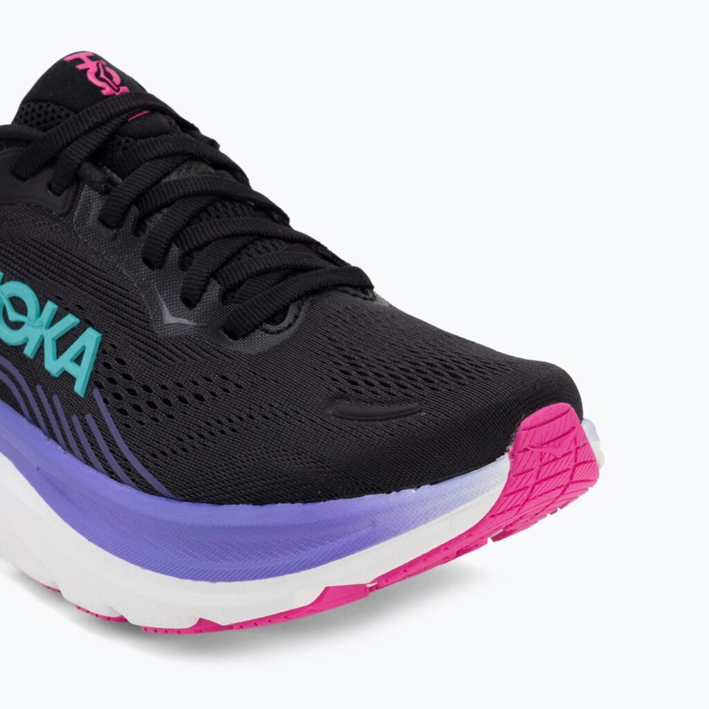 Женские беговые кроссовки Hoka Clifton 11 black/neon nebula