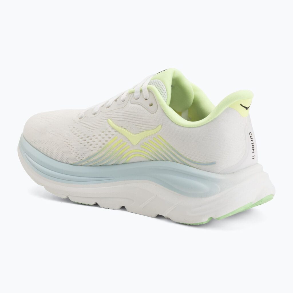 Женские беговые кроссовки Hoka Clifton 11 frost/neon yuzu