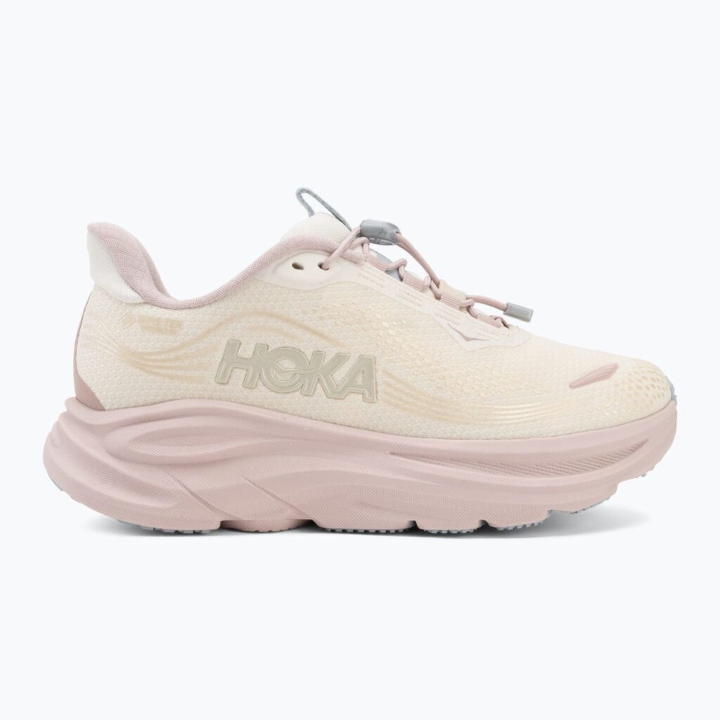 Женские беговые кроссовки HOKA Clifton 11 GTX GLM alabaster/pink opal