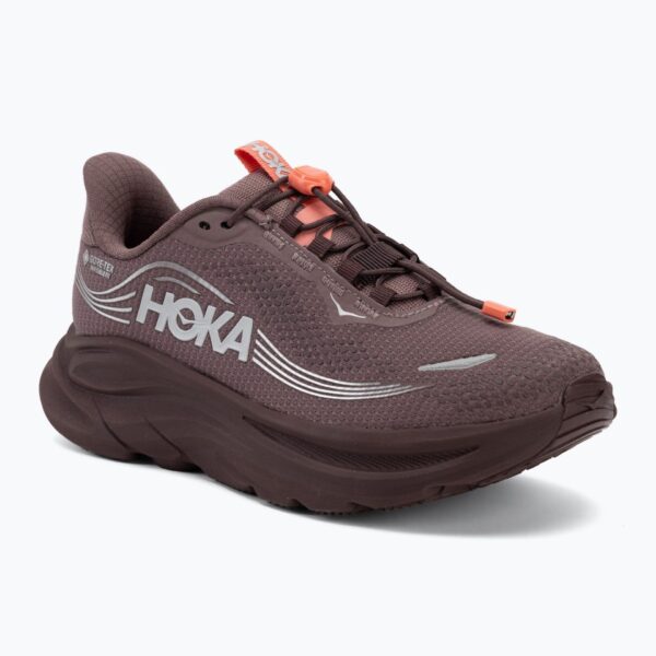 Женские беговые кроссовки HOKA Clifton 11 GTX smoky quartz/deep mauve