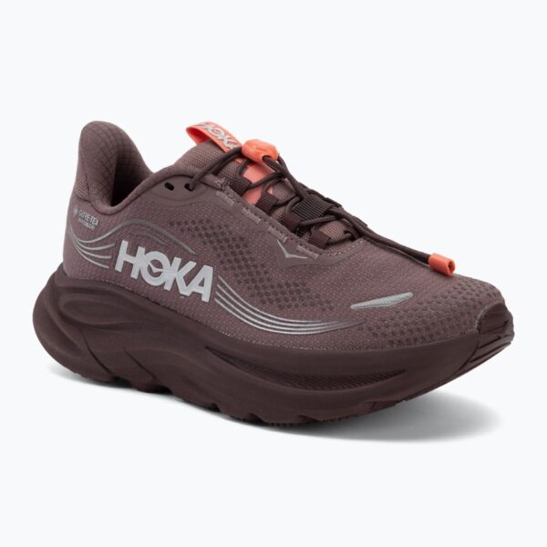 Женские беговые кроссовки HOKA Clifton 11 GTX Wide smoky quartz/deep mauve
