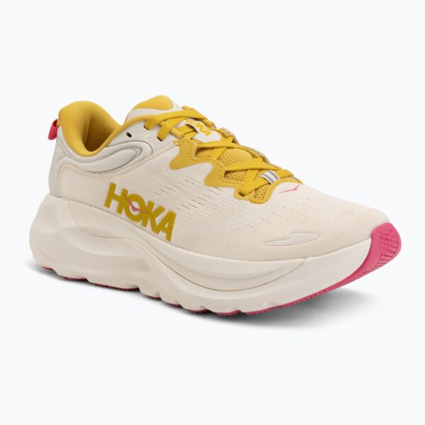 Женские беговые кроссовки HOKA Gaviota 6 birch/yellow gold