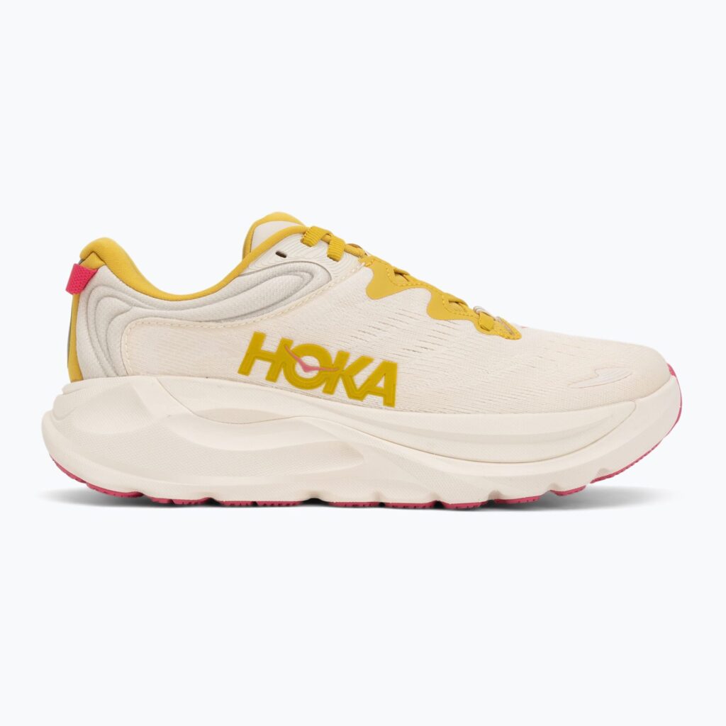Женские беговые кроссовки HOKA Gaviota 6 birch/yellow gold