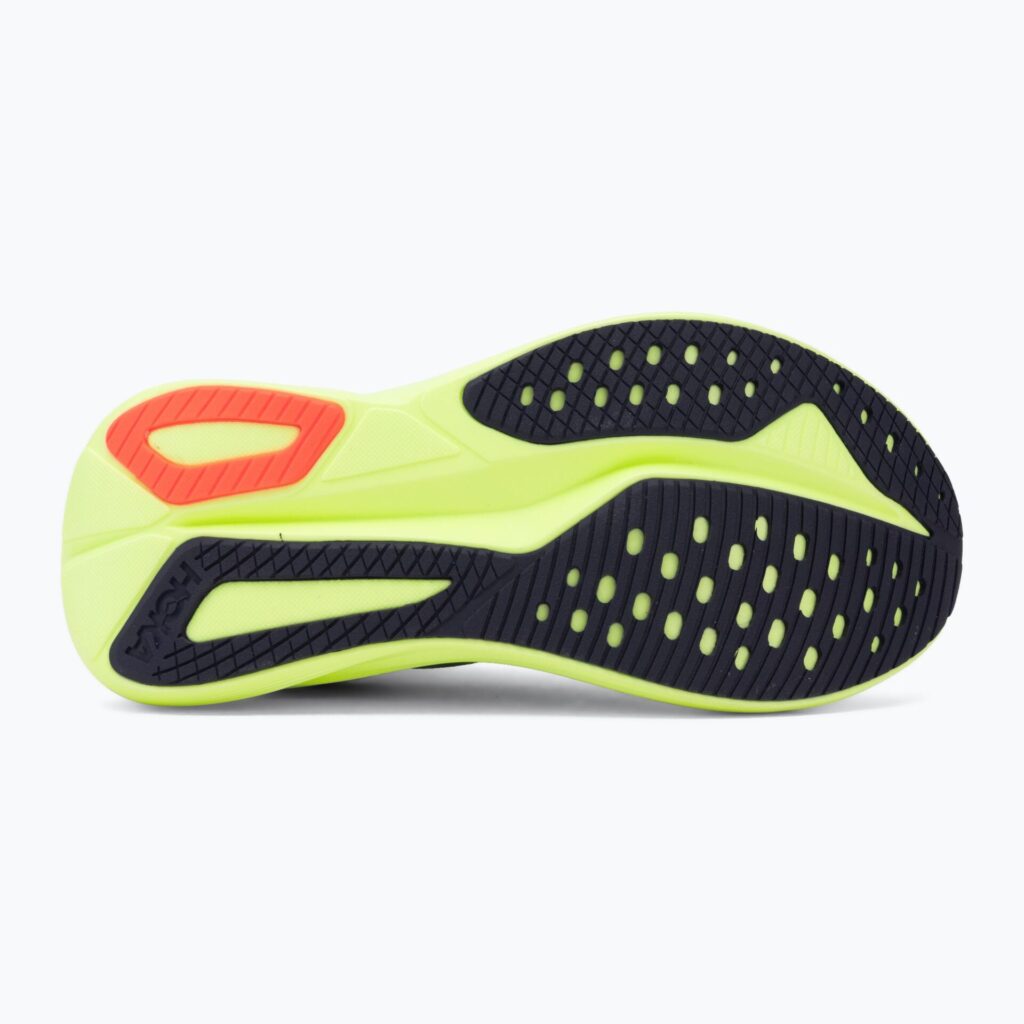 Женские беговые кроссовки HOKA Mach 7 frost/neon yuzu