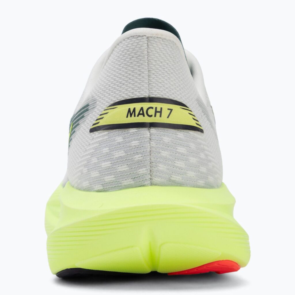 Женские беговые кроссовки HOKA Mach 7 frost/neon yuzu