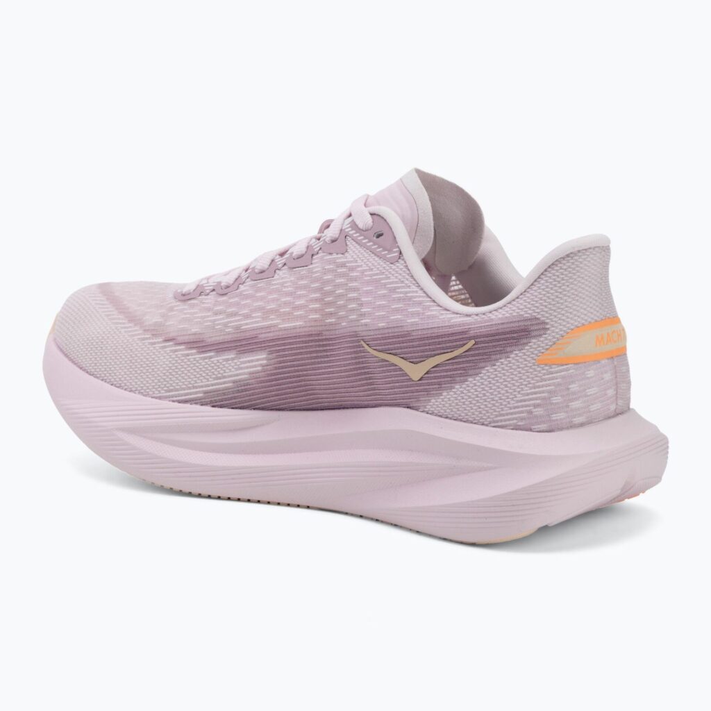 Женские беговые кроссовки HOKA Mach 7 lilac cream/tangerine glow