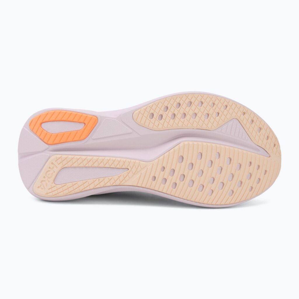 Женские беговые кроссовки HOKA Mach 7 lilac cream/tangerine glow