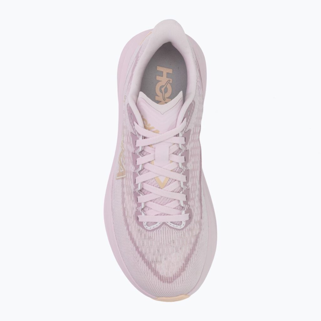 Женские беговые кроссовки HOKA Mach 7 lilac cream/tangerine glow