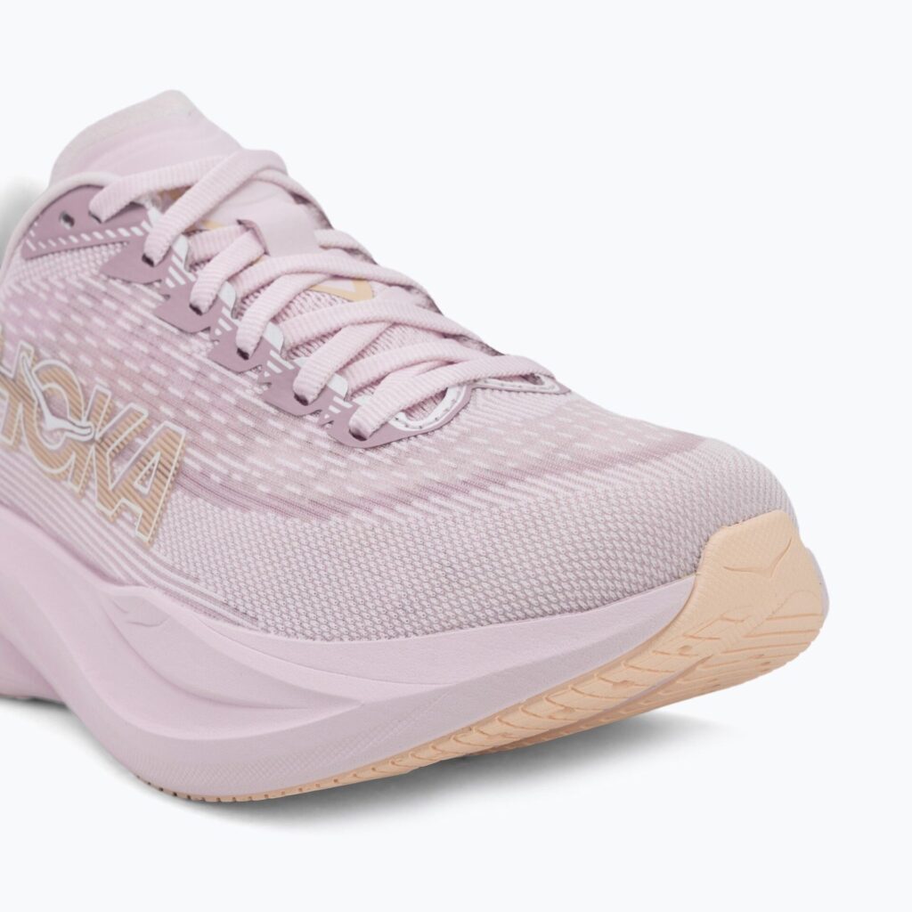 Женские беговые кроссовки HOKA Mach 7 lilac cream/tangerine glow