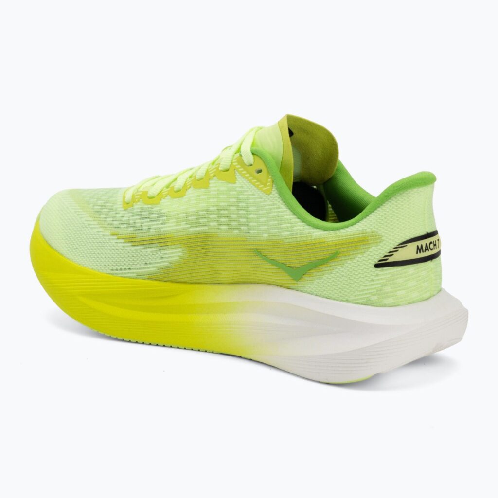 Женские беговые кроссовки HOKA Mach 7 neon yuzu/hoka citrus
