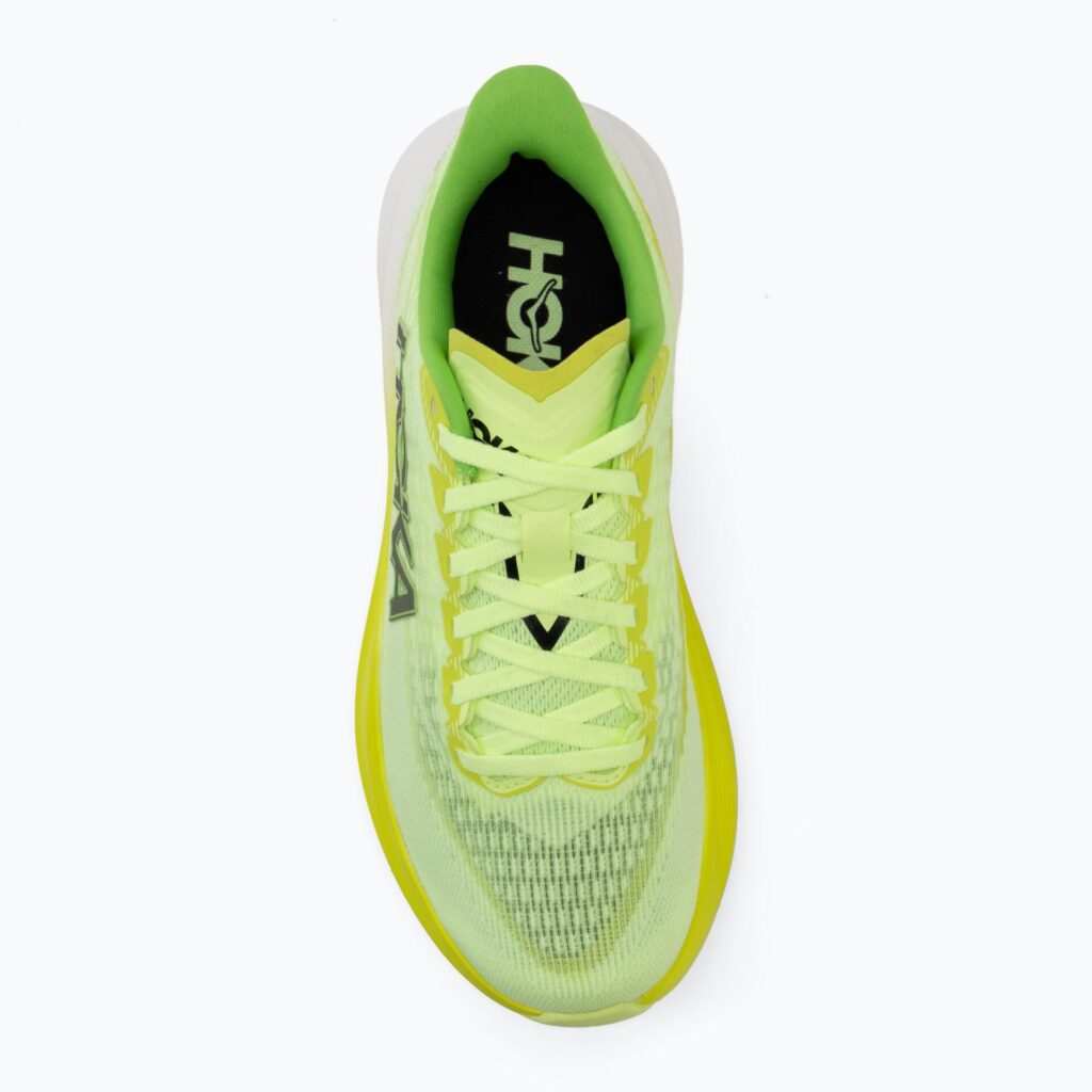 Женские беговые кроссовки HOKA Mach 7 neon yuzu/hoka citrus