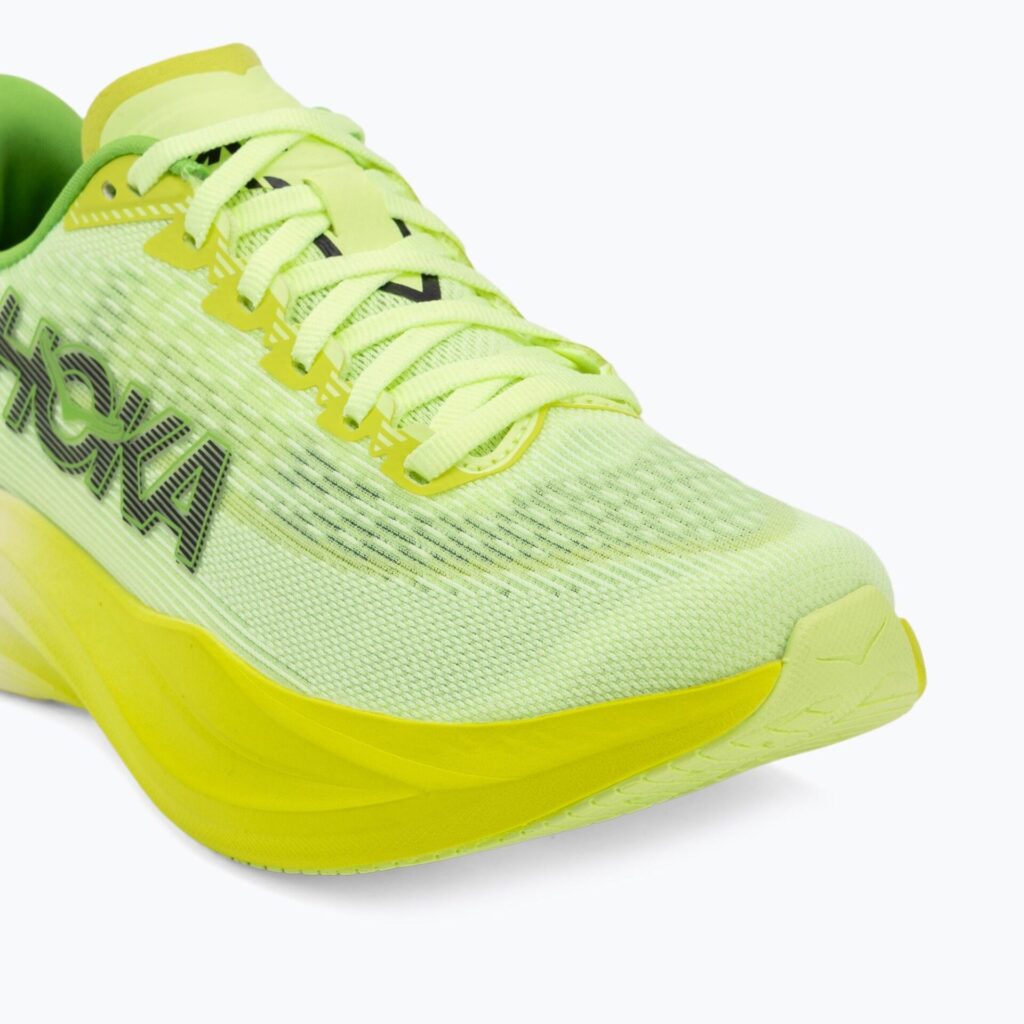 Женские беговые кроссовки HOKA Mach 7 neon yuzu/hoka citrus