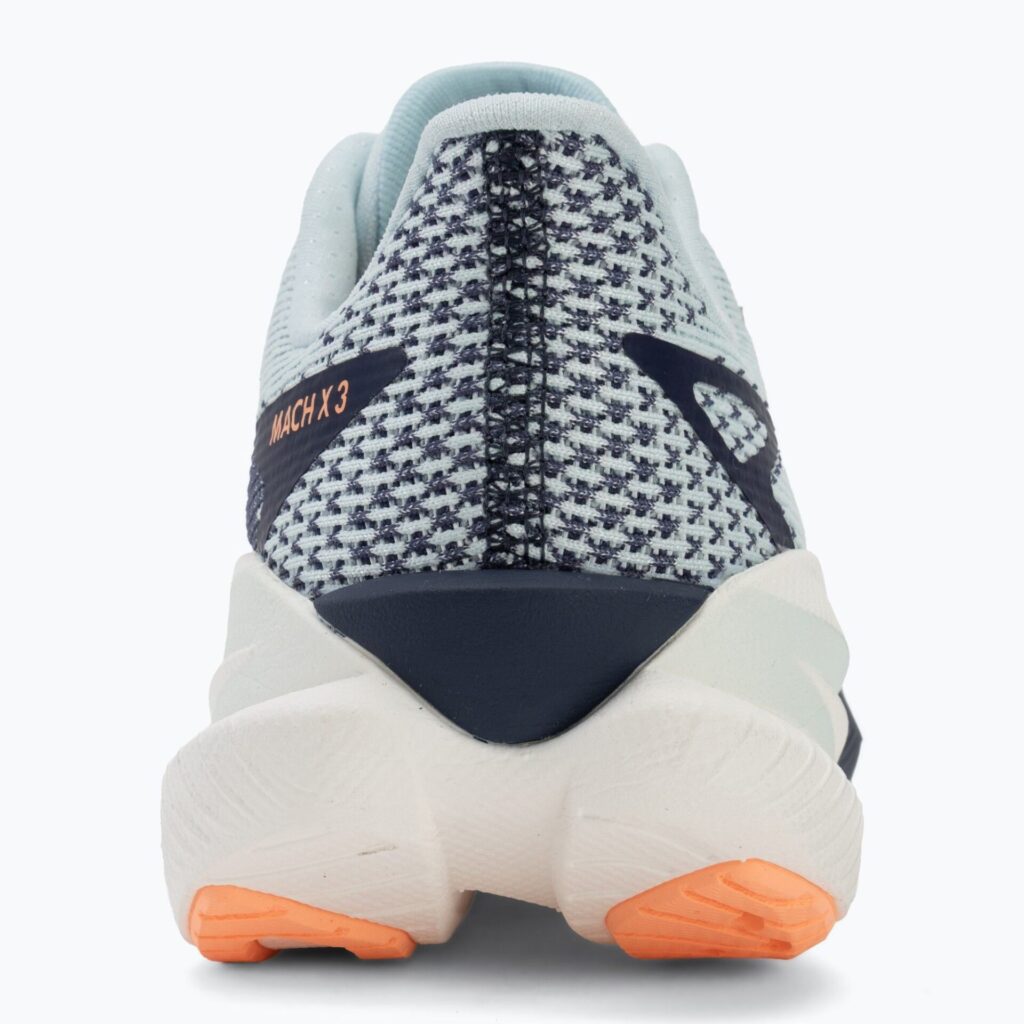 Женские беговые кроссовки HOKA Mach X 3 glimmering blue/varsity navy
