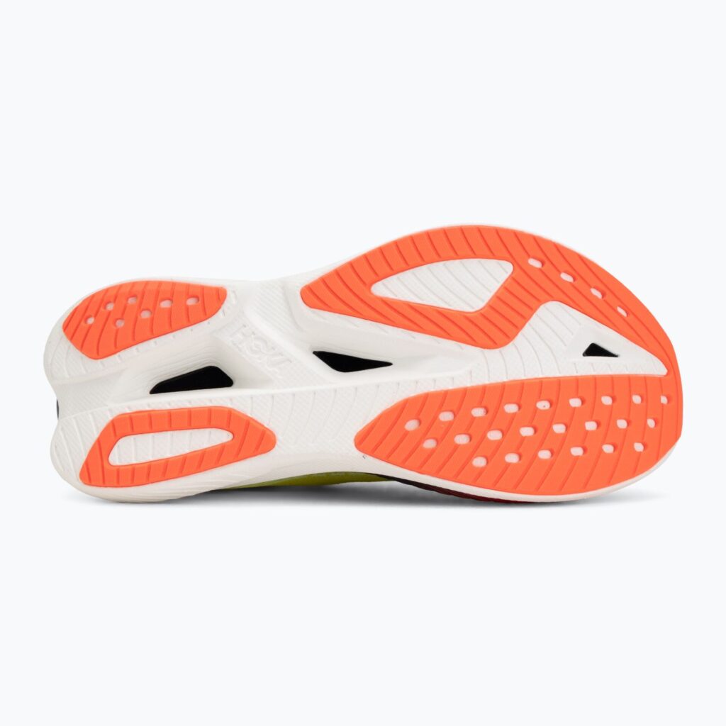 Женские беговые кроссовки HOKA Mach X 3 Nneon yuzu/squid ink