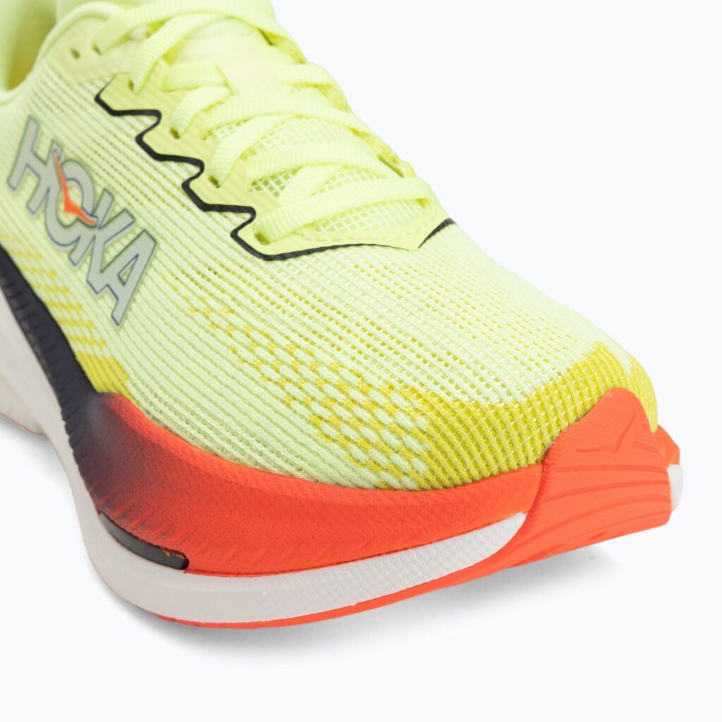 Женские беговые кроссовки HOKA Mach X 3 Nneon yuzu/squid ink