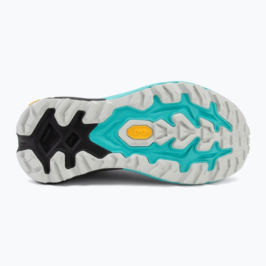 Женские беговые кроссовки HOKA Mafate 5 black/electric aqua