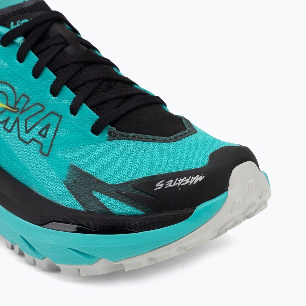 Женские беговые кроссовки HOKA Mafate 5 black/electric aqua