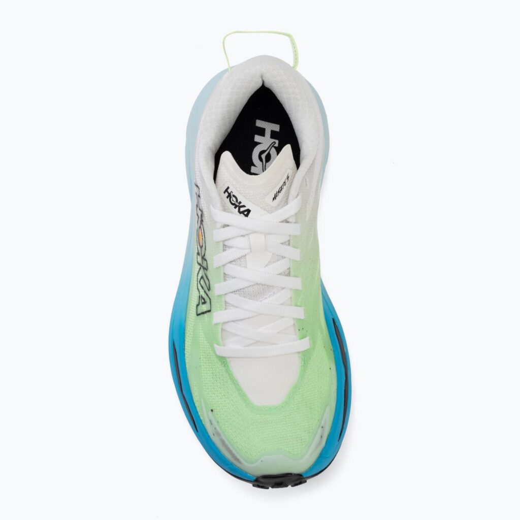 Женские беговые кроссовки HOKA Mafate 5 frost/tart apple