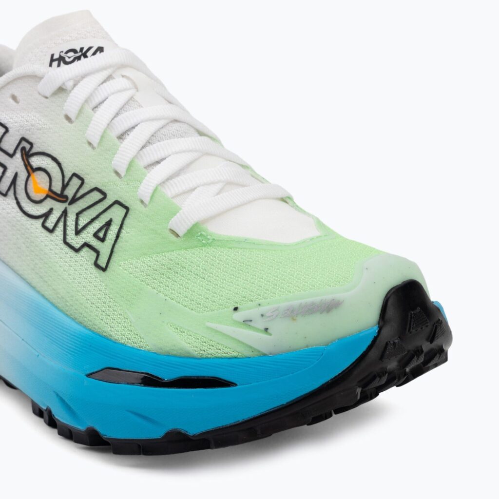 Женские беговые кроссовки HOKA Mafate 5 frost/tart apple