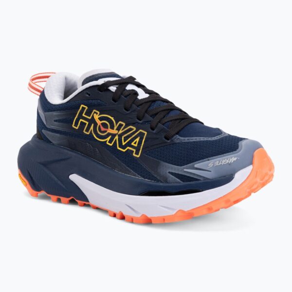 Женские беговые кроссовки HOKA Mafate 5 midnight blue/starlight glow