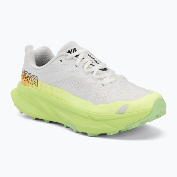 Женские беговые кроссовки HOKA Torrent 5 frost/neon yuzu