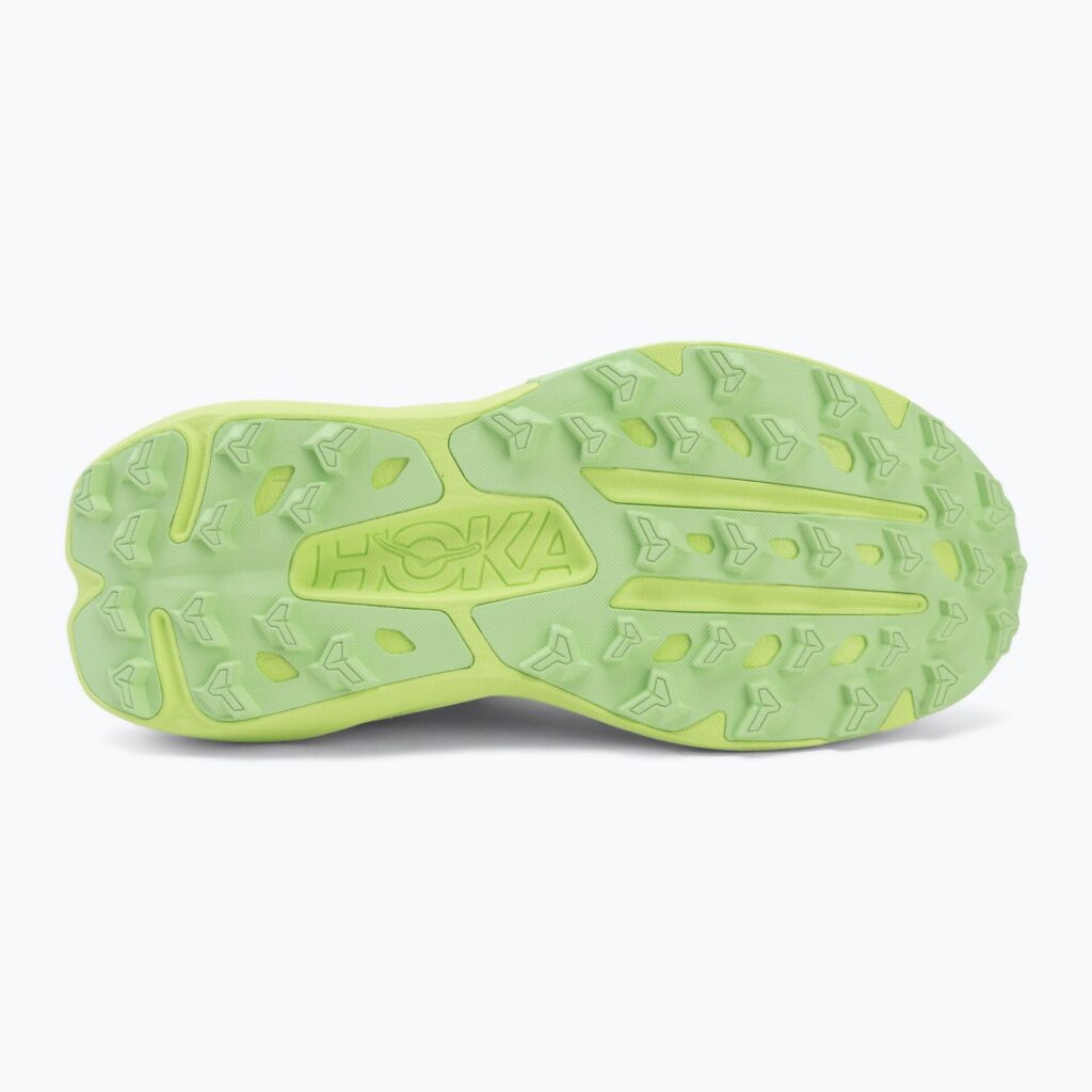 Женские беговые кроссовки HOKA Torrent 5 frost/neon yuzu