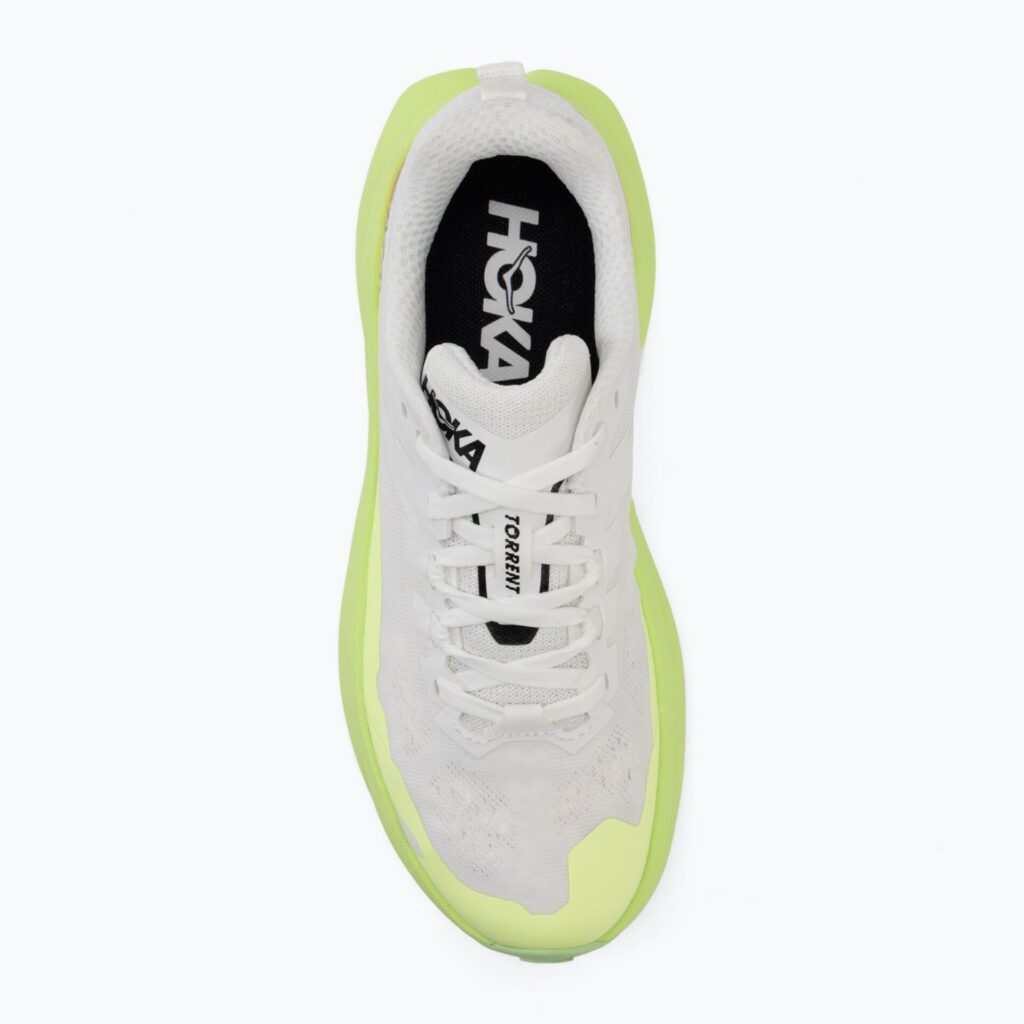 Женские беговые кроссовки HOKA Torrent 5 frost/neon yuzu