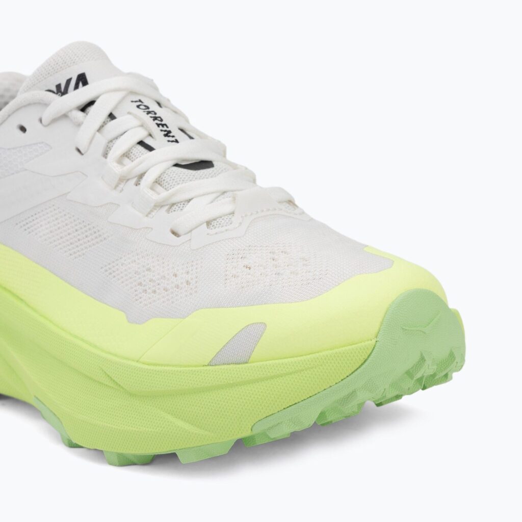 Женские беговые кроссовки HOKA Torrent 5 frost/neon yuzu