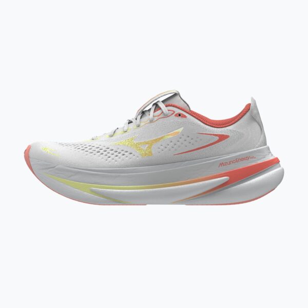 Женские кроссовки для бега Mizuno Sky Prime gf white/lime pulp/lava orange