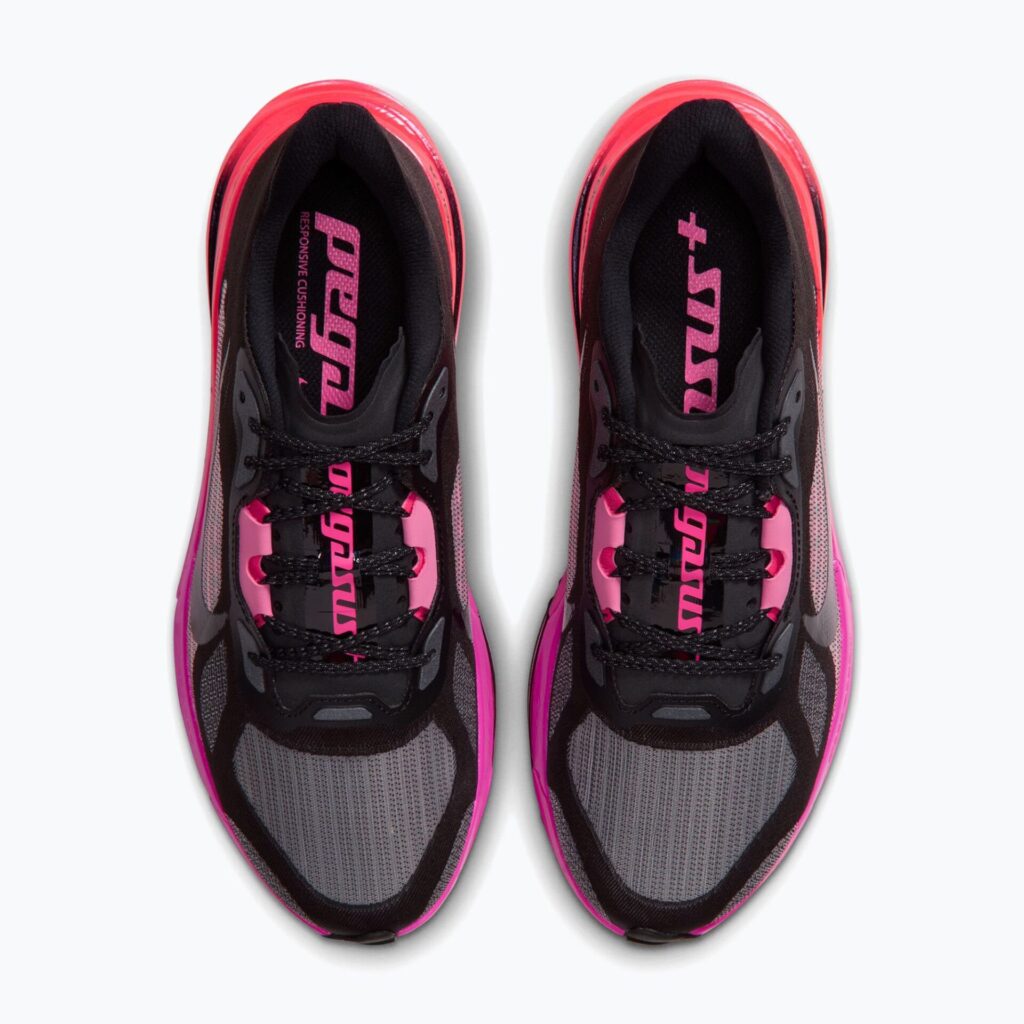 Женские кроссовки Nike Pegasus Plus 2 black/hyper pink/laser crimson/black